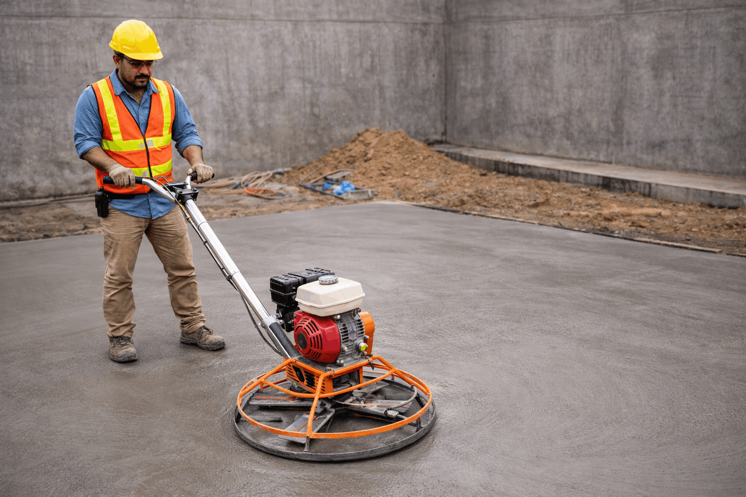 Mini Power Trowel Machine