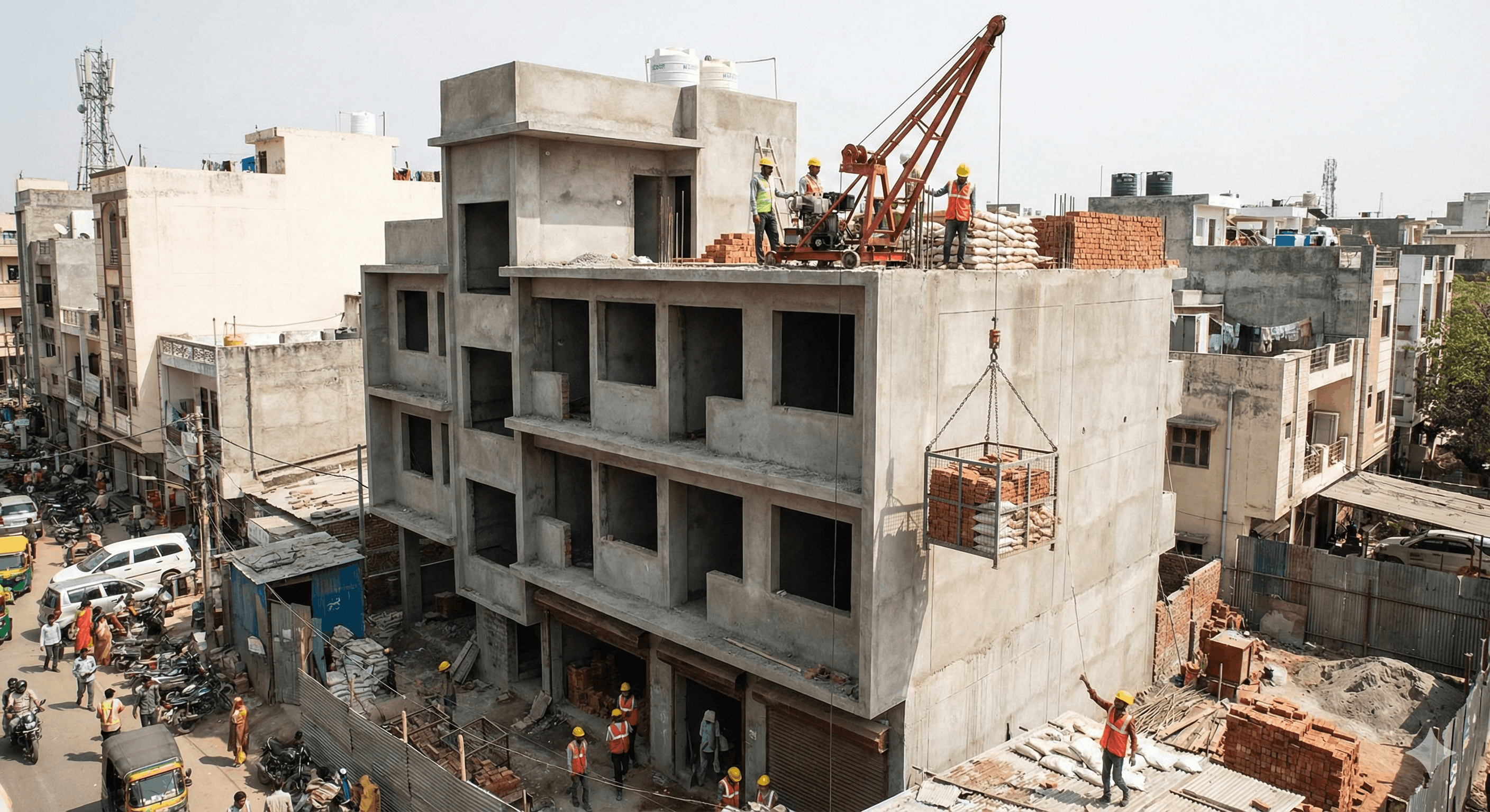 Crane for Material Shifting